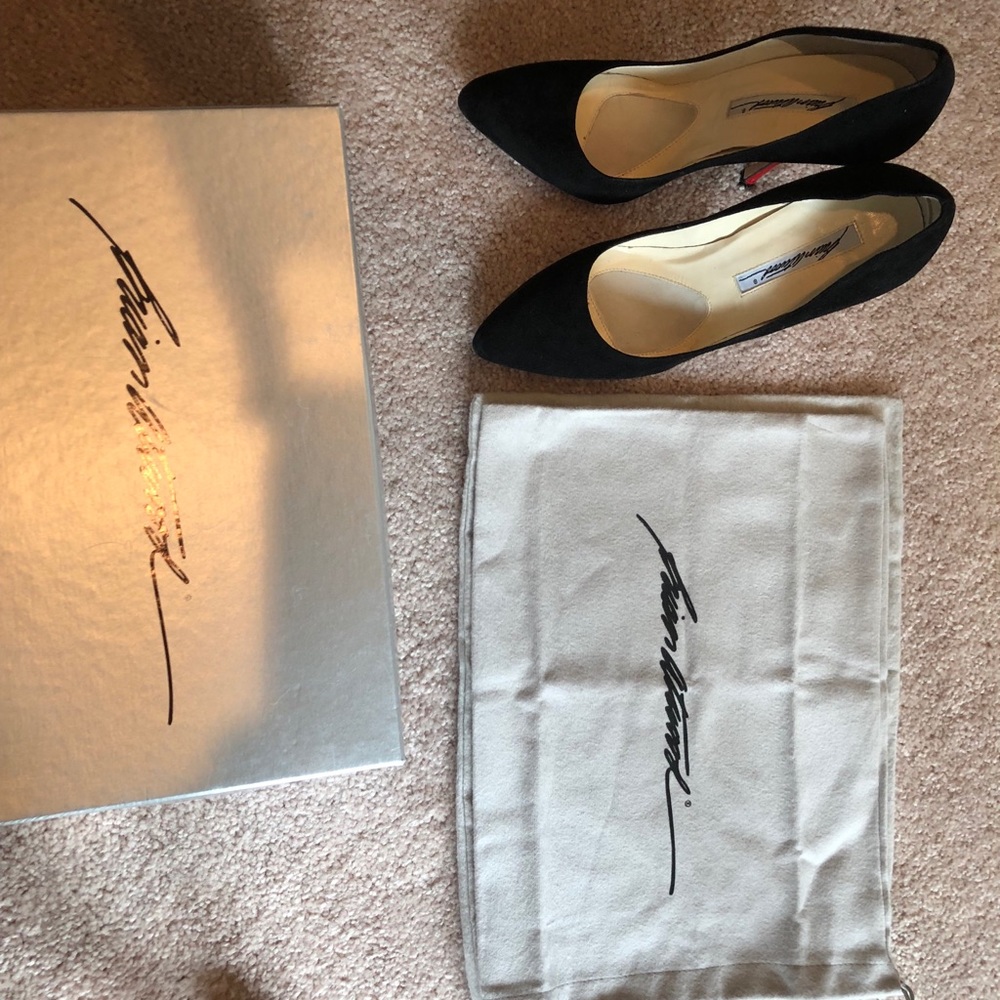 Brian Atwood Black and Red Heels